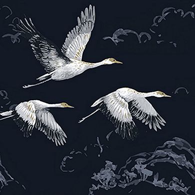 Laura Ashley Animalia Midnight Mural Wallpaper