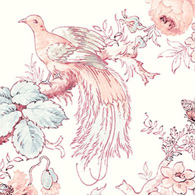 Laura Ashley Bird Blush Mural Wallpaper