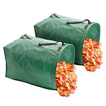 Mekkapro Big Gulp Leaf Garden Bag, 2-pack With Reinforced Handles, 53 Gallon
