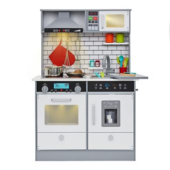 Lil’ Jumbl kitchen set for kids Interactive Kitchen Pretend Wooden Play Kitchen