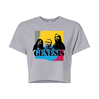 Juniors' Genesis Group Cropped Graphic Tee