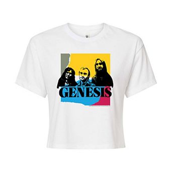 Juniors' Genesis Group Cropped Graphic Tee