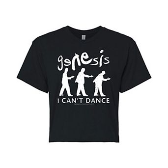 Juniors' Genesis "I Cant Dance" Cropped Graphic Tee