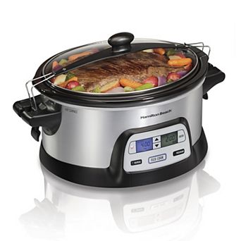 Hamilton Beach Programmable FlexCook 6-qt Slow Cooker