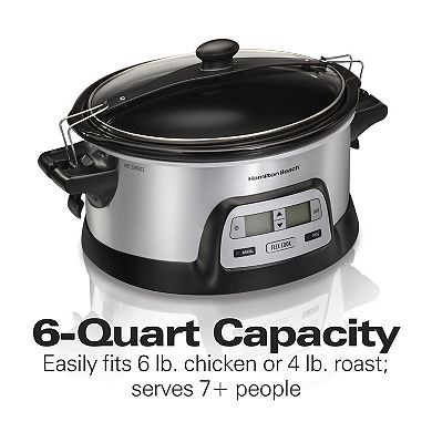 Hamilton Beach Programmable FlexCook 6-qt. Slow Cooker