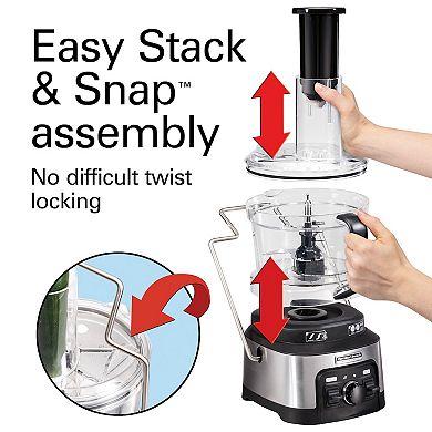 Hamilton Beach Professional Spiralizing Stack & Snap Food Processor