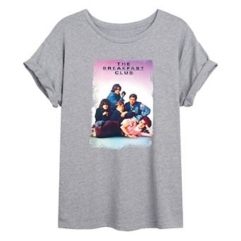 Juniors' The Breakfast Club Poster Oversized Tee