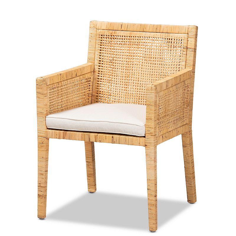 81955349 Baxton Studio Karis Dining Chair, White sku 81955349