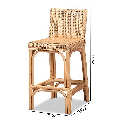 Baxton Studio Athena Counter Stool