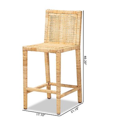 Baxton Studio Sofia Counter Stool