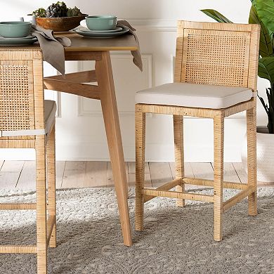 Baxton Studio Sofia Counter Stool