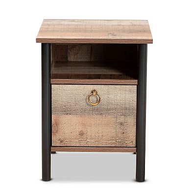 Baxton Studio Vaughan Nightstand