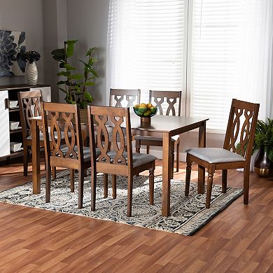 Baxton Studio Cherese Dining 7-piece Set