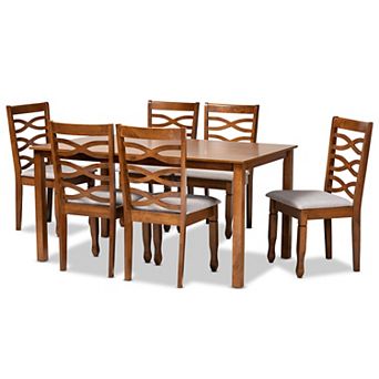 Baxton Studio Lanier Dining 7 pc Set