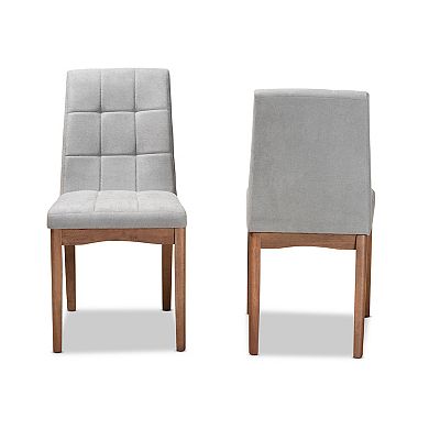 Baxton Studio Tara Dining Chairs 2-piece Set