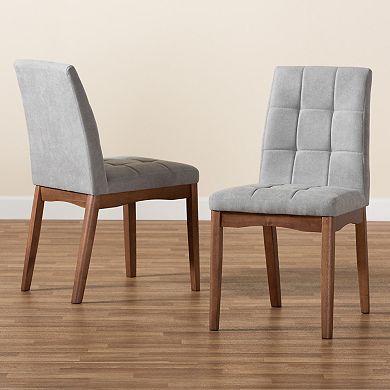 Baxton Studio Tara Dining Chairs 2-piece Set