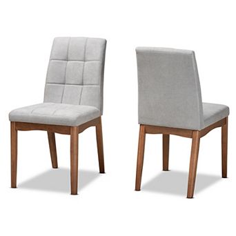 Baxton Studio Tara Dining Chairs 2 pc Set