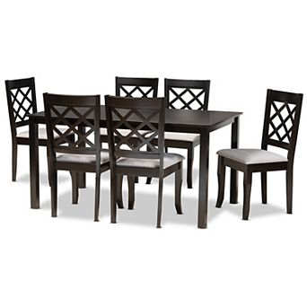 Baxton Studio Verner Dining 7 pc Set