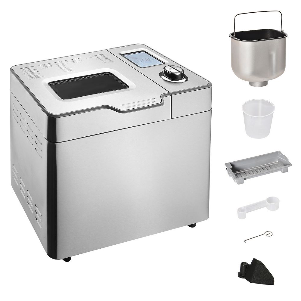 25-in-1 Bread Machine With Lcd Display, 13 Hour Delay Timer And 2lb ...