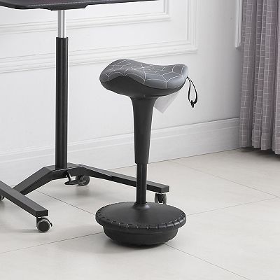 Vinsetto Lift Wobble Stool Standing Chair with 360 degree Swivel