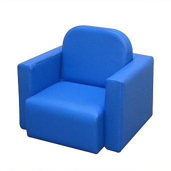 Qaba 2-in-1 Kids Sofa, Convertible Table and Chair Set