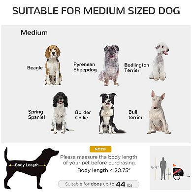 Aosom Dog Bike Trailer Pet Cart Bicycle Wagon Cargo Carrier Attachment for Travel with 3 Entrances Large Wheels for Off Road and Mesh Screen Light Blue / Grey