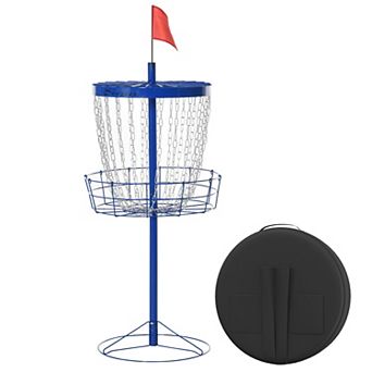 Disc Golf Target W/ High Visibility Chains, Easy Set Up & Storage For Backyard