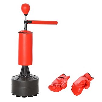 Boxing Punch Bag Stand With Rotating Flexible Arm, Speed Ball, Waterable Base