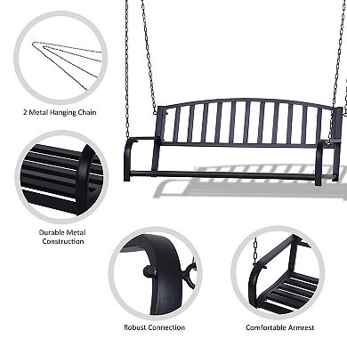 Patio Porch Hanging Swing Chair Garden Deck Yard Bench Seat Outdoor Furniture