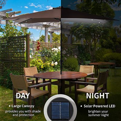 configuring several patio umbrellas to form a gazebo Adding Shade to Your Patio: Umbrellas, Pergolas, and Creative Ideas