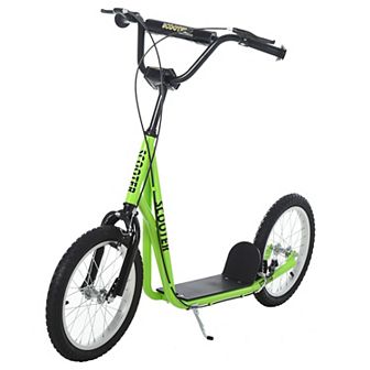 Aosom Youth Scooter Kick Scooter W/ Adjustable Handlebar