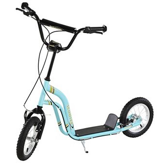 Aosom Youth Scooter Front And Rear Caliper Dual Brakes