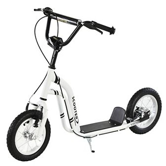 Aosom Youth Scooter Front And Rear Caliper Dual Brakes