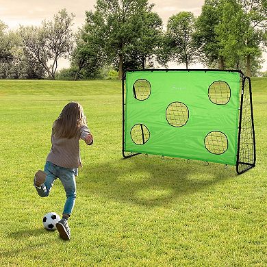 Soocer Goal Target Goal Indoor Backyard With All Weather Polyester Net Best Gift