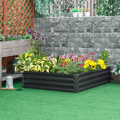 Raised Garden Bed Gardner Frame Outdoor Planter Kit Flower Vegetable Gardening