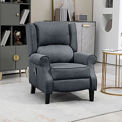 Homcom Massage Recliner Sofa With Heat Function, Remote Control