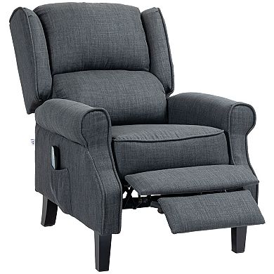 Homcom Massage Recliner Sofa With Heat Function, Remote Control