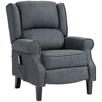 Homcom Massage Recliner Sofa With Heat Function, Remote Control
