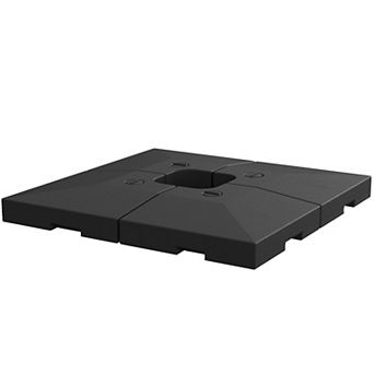 Free Standing 4 pc Sturdy Fillable Outdoor Cantilever Market Umbrella Base