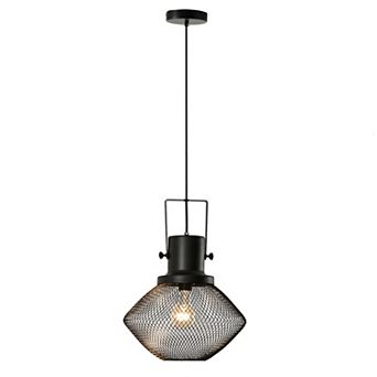 HOMCOM Industrial Pendant Light Fixtures with Adjustable Hanging Chain