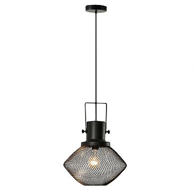 HOMCOM Industrial Pendant Light Fixtures with Adjustable Hanging Chain