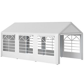 Outsunny 10ft x 20' Heavy-duty Large Wedding Tent with Sidewalls