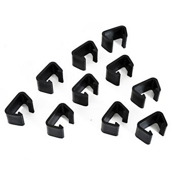 Outsunny Furniture Clips, Outdoor Sectional Couch Connectors, Set of 10