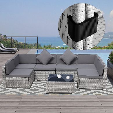 Set Of 10 Outdoor Patio Wicker Furniture Fasteners Clip Sectional Connector