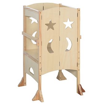 Indoor Bathroom Step Stool For Kids W/ Non-slip Feet For Cooking/cleaning, Grey