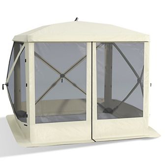 Outsunny 7.1ft x 7.1' Outdoor Pop Up Party Tent Canopy w/ Carry Bag