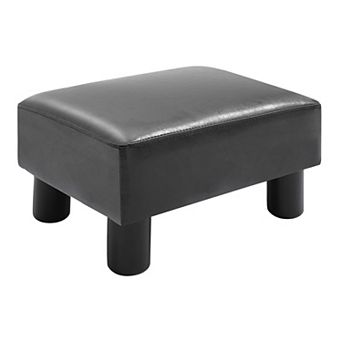 Modern Faux Leather Ottoman Footrest Stool Foot Rest Small Chair Seat Sofa Couch