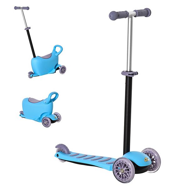 Sakar Unicorn Ride-N-Glide Buddies 3D Toddler Scooter, 3