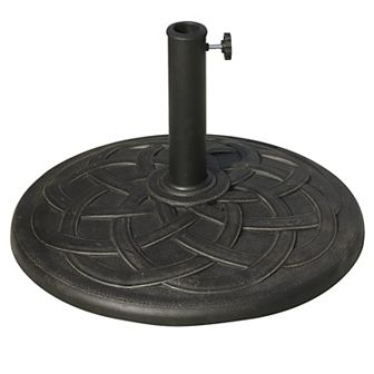 44 Lbs. Round Umbrella Patio Shade Weight W/ Long Lasting Resin Build
