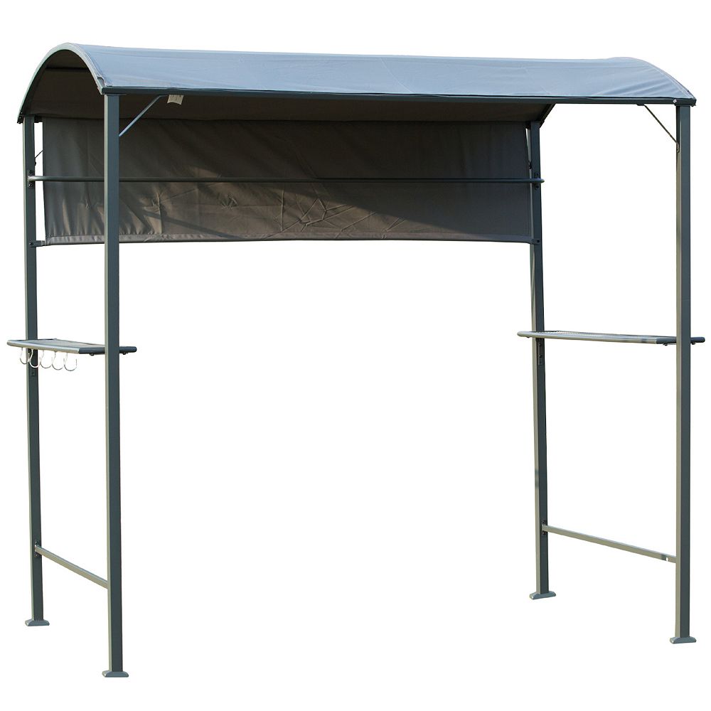 Tangkula 7Ft Grill Gazebo, Patio Barbecue Canopy With Serving